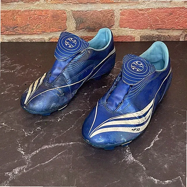 Adidas Vintage 2006 +F10 FG Soccer Cleats Blue Size 4.5