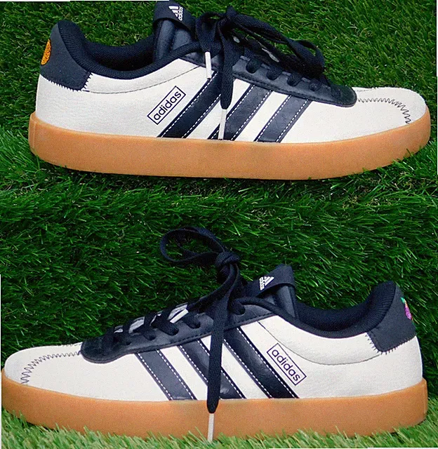 ADIDAS VL COURT 3.0 DIA DE LOS MUERTOS SIZE 8.5 OFF WHITE BLACK SKATEBOARD