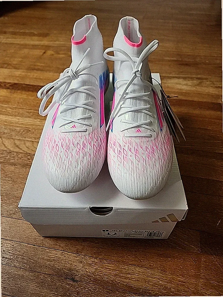 Adidas Women's F50 Sparkfusion Elite FG/AG Soccer Cleats Size 12W 10.5M. NWB