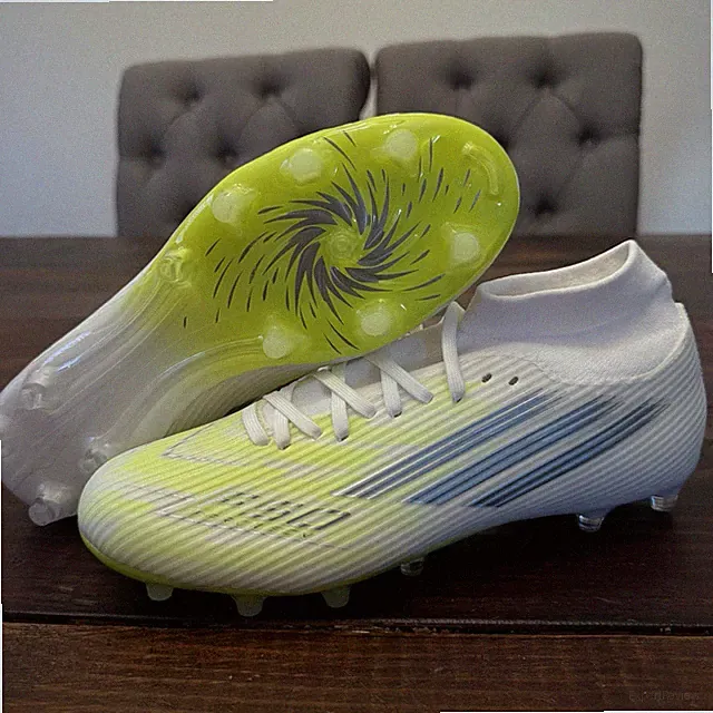 Adidas Women's F50 Sparkfusion League FG/AG Soccer Cleats Sz 8 White JP8350