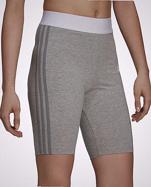 Adidas Women's Must Have 3 Stripes Training Compression Short Tights Small $30