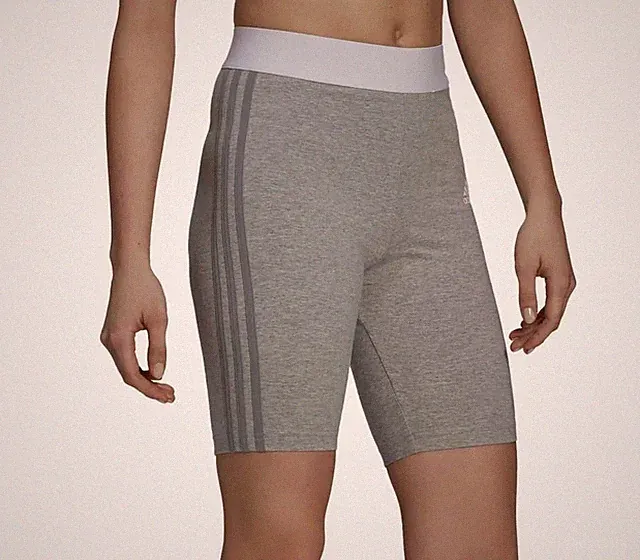 adidas Women's Must Haves 3-Stripes Short Tights Shorts Grey XS