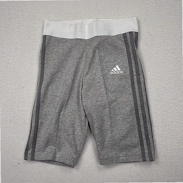 Adidas Women's Must Haves 3-Stripes Short Tights Shorts Size XS Gray