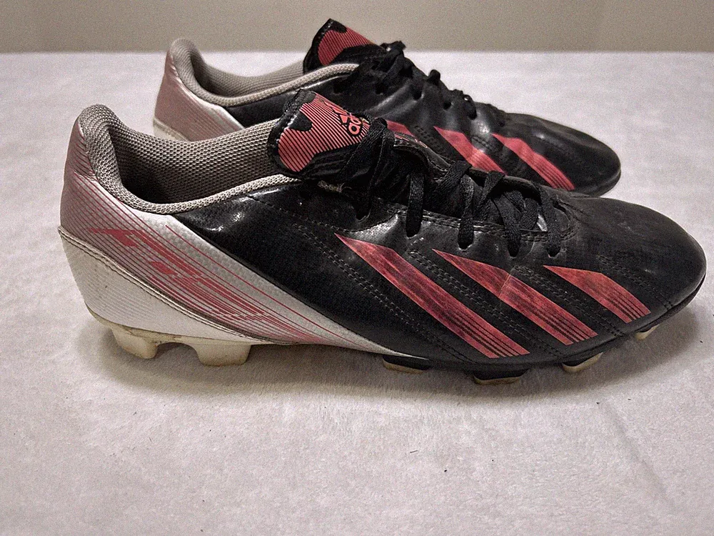 Adidas Women’s Soccer Cleats Size 10 Black Pink F50 Rare Vintage Football Futbol