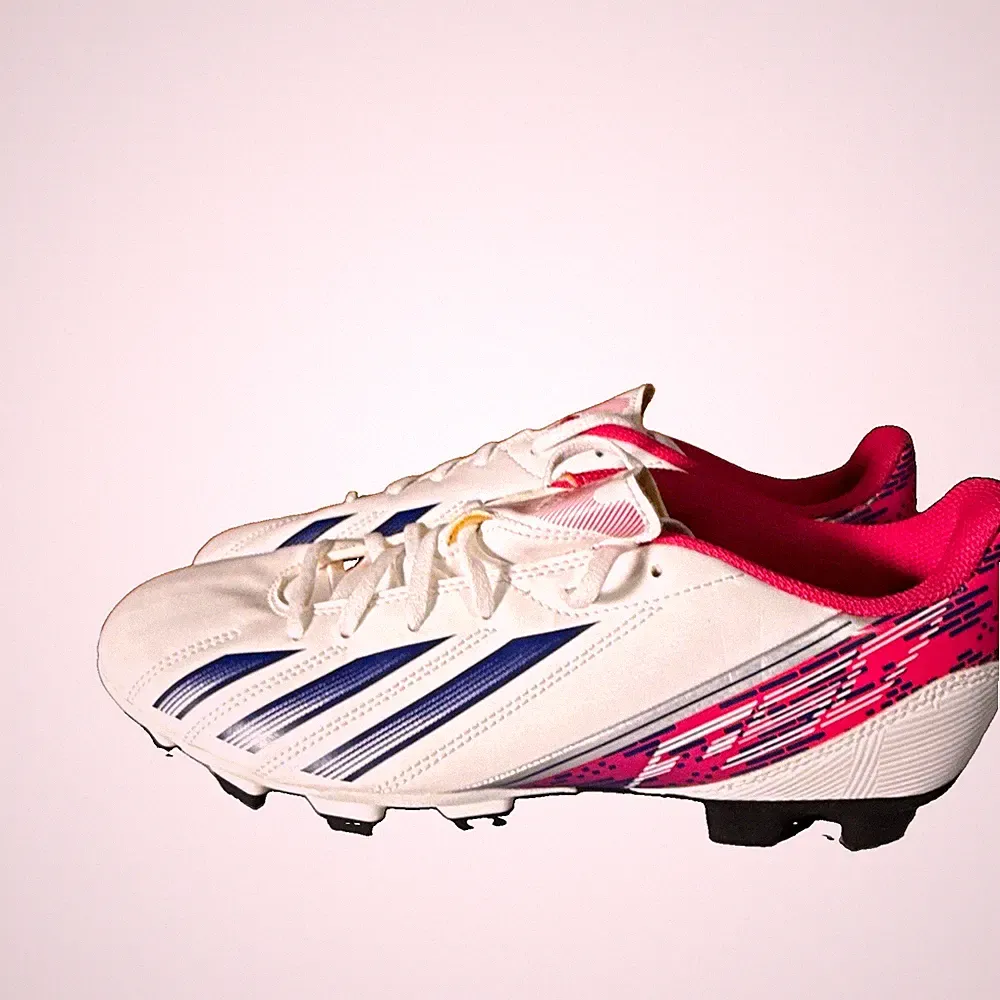 adidas Women's Soccer Cleats White Blue Pink US 9.5