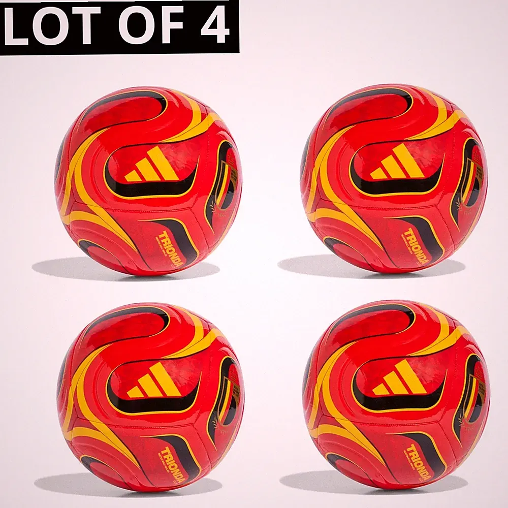 adidas World Cup 2026 Club Home Belgium Soccer Ball Size 5 LOT OF 4