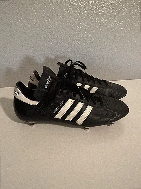 Adidas World Cup Leather Soccer Cleats Germany Black Size 12