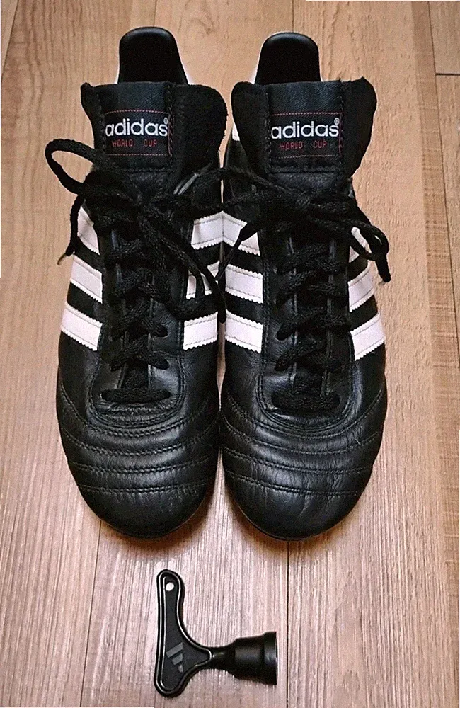 Adidas World Cup SG Soccer Cleat Boot Leather W/Stud Remover Germany 011040
