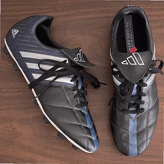 adidas X-1 TRX Firm Ground Soccer Cleats Mens 12 Black/Navy Vintage 2001 Rare