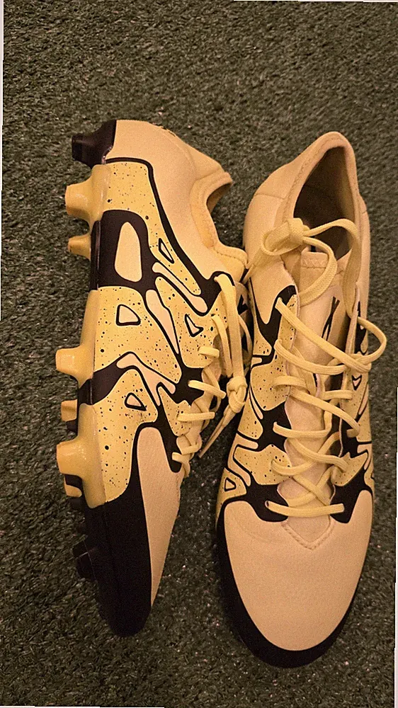 Adidas X 15.1 FG Soccer Cleats Solar Yellow Black Size 10.5 Excellent Condition