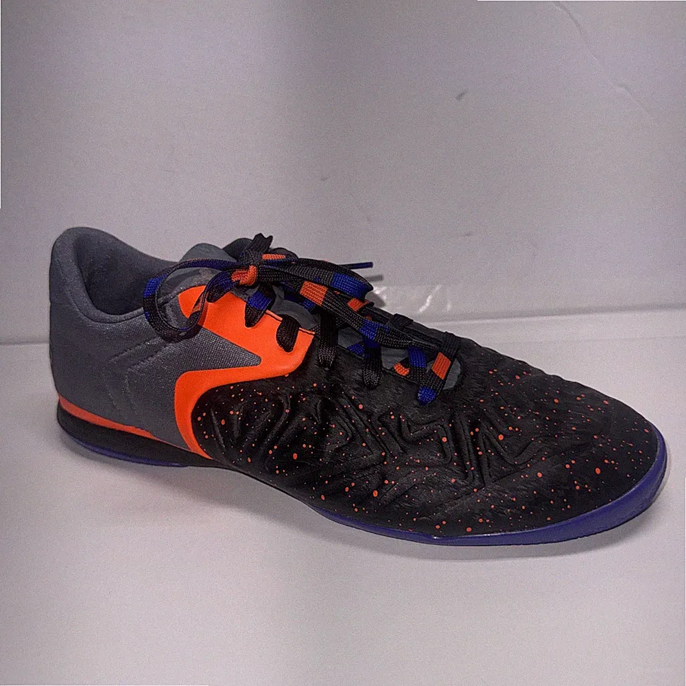 Adidas X 15.2 Court Indoor Soccer Shoes Purple Orange Black Cleats Men's Size 12