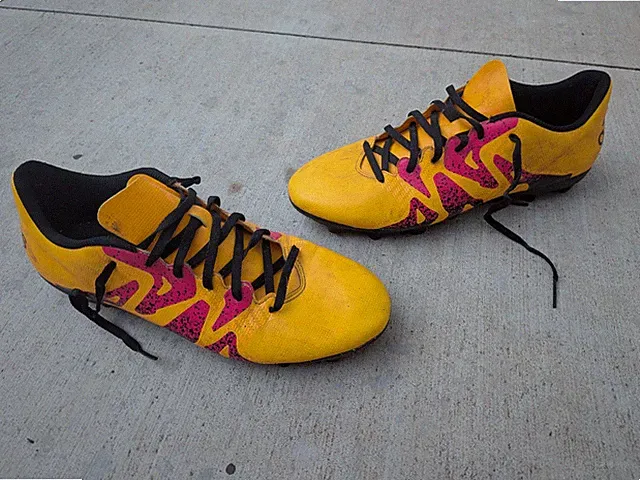 adidas X 15.4 FxG Men’s Soccer Cleats Size 10 Orange Black AF4694 Football Boots