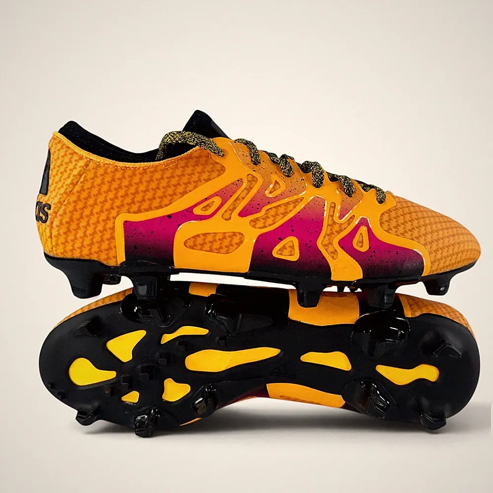Adidas X 15+ Primeknit FG/AG AQ5143 Elite US7.5 UK7 Orange Men’s Cleats Soccer
