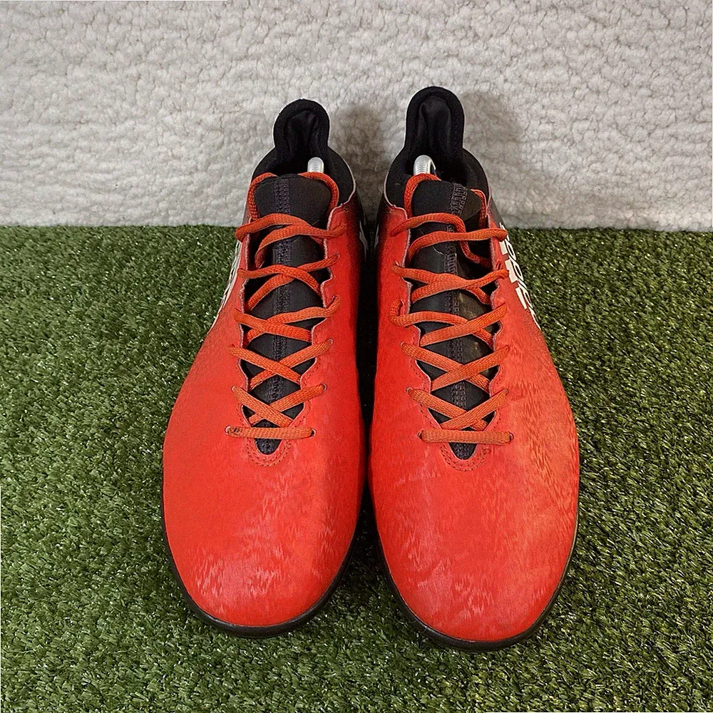 Adidas X-16.3 Indoor Soccer Shoes Sneakers Men Size 13 Red Black S79703 Cleats