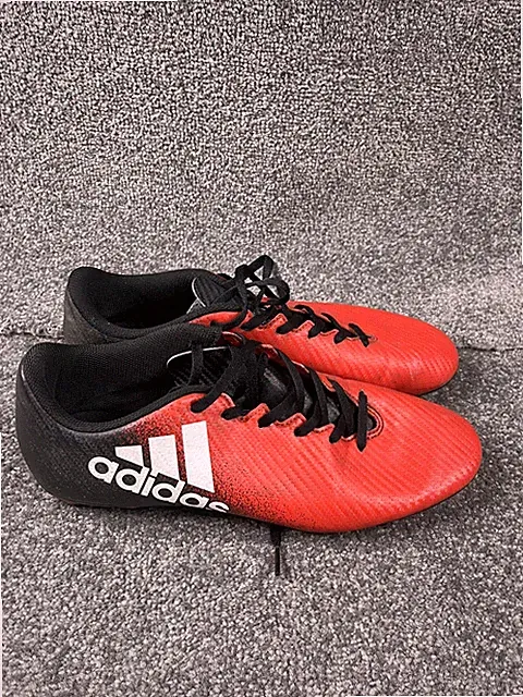 Adidas X 16.4 FG Mens US 10 Red Black Football Boots Soccer Cleats