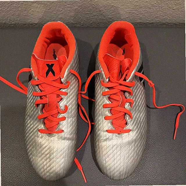 Adidas X 16.4 Soccer Cleats in silver metallic