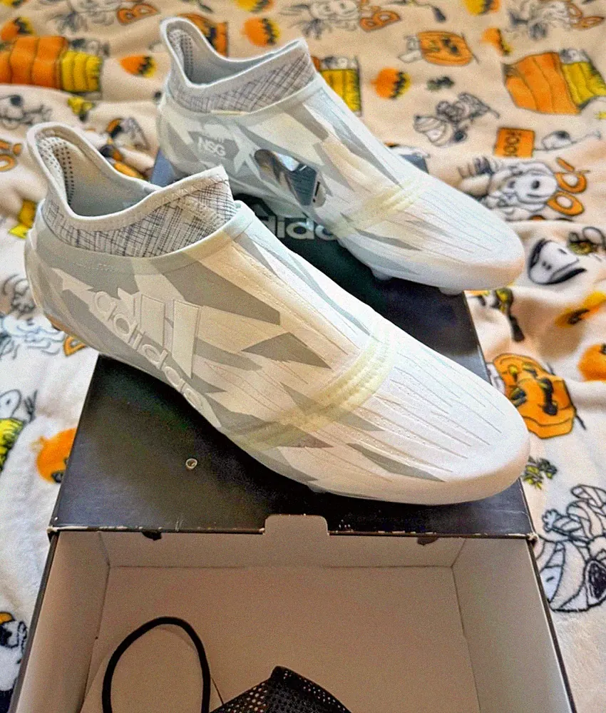 Adidas X 16+ Purechaos FG cleats. Size 11.5. RARE. White Camo. New With Box