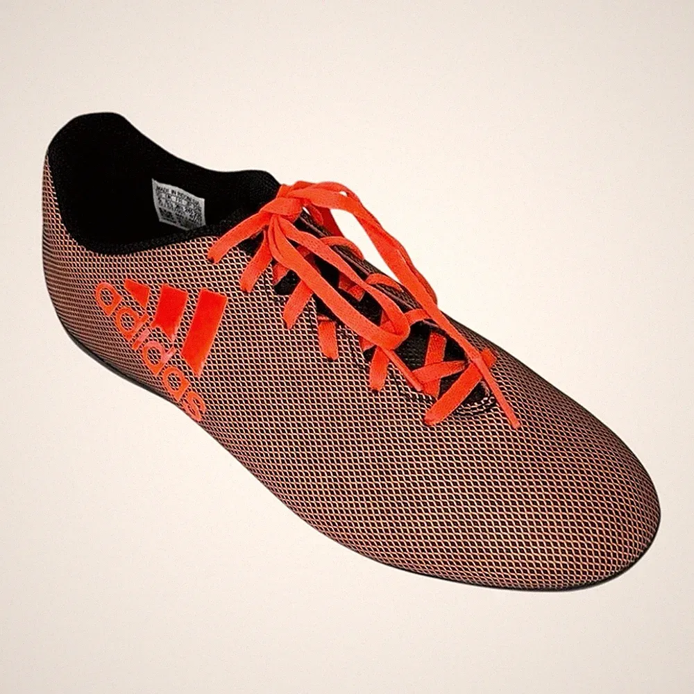 Adidas X 17.4 FG Soccer Cleats Men’s/Boys 6 Orange & Black Firm Ground