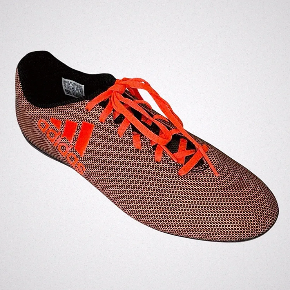Adidas X 17.4 FG Soccer Cleats Men’s/Boys 6 Orange & Black Firm Ground