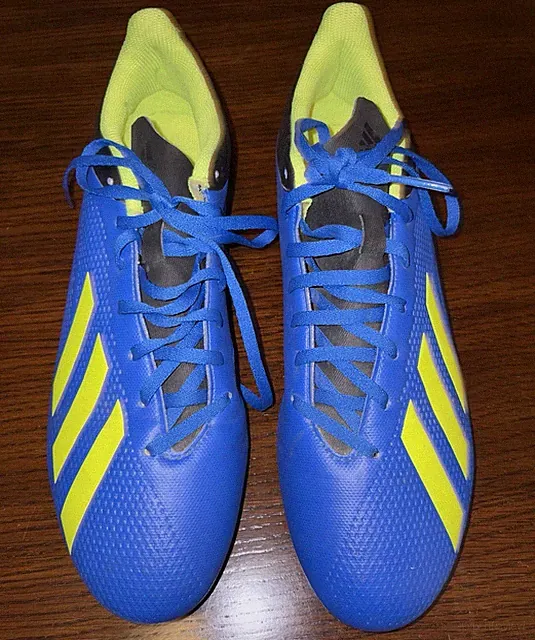 Adidas X 18.3 FG Soccer Cleats Men's Size 11.5 DA9335 Blue/ Yellow