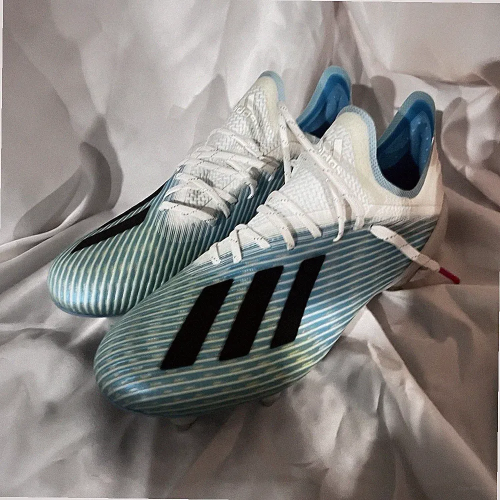 adidas X 19.1 SG Soccer Cleats Blue/White US 7 - F35312