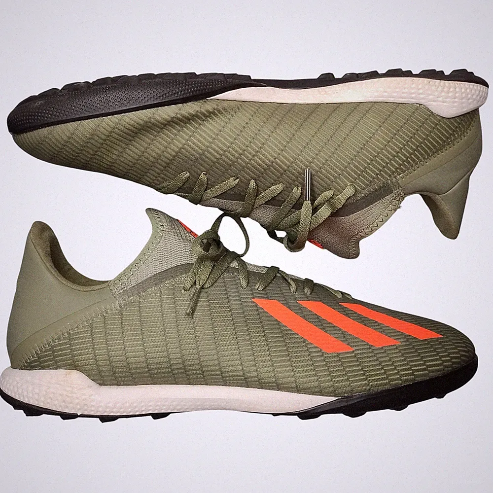 Adidas X 19.3 FG Indoor Soccer Cleats Mens 13 Multi Athletic Lace Up EF8366 EUC