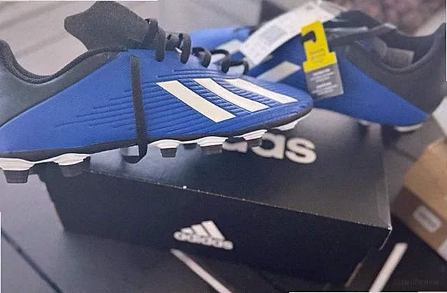 adidas X 19.4 FxG Boys' Soccer Cleats Blue Size 6.5 US for Soccer