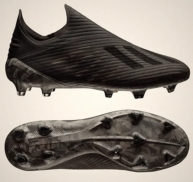 ADIDAS X 19+ FG Soccer Cleats Men’s US 12 DARK MOTION - CORE BLACK/GREY FOUR