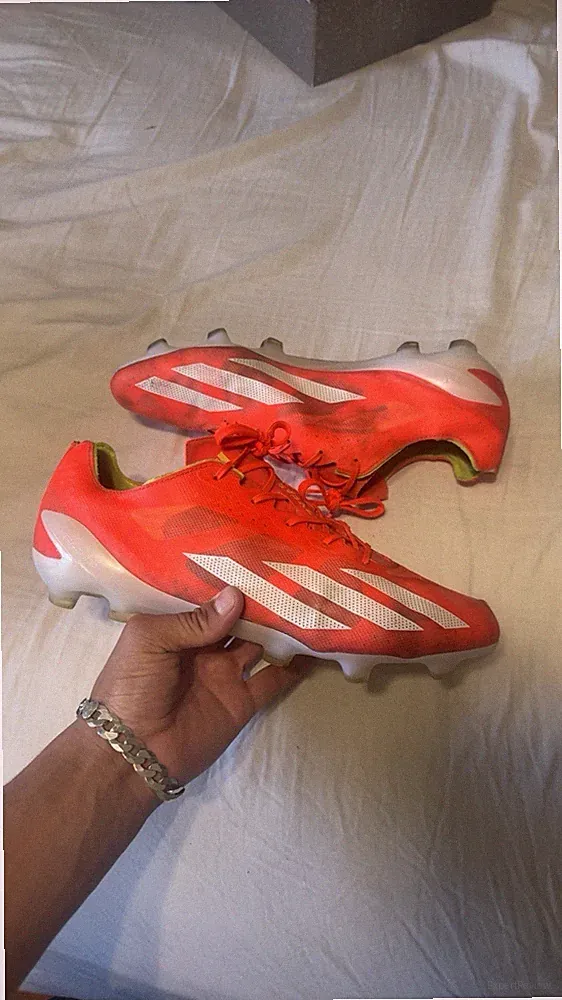 ADIDAS X CRAZY-FAST + FG Energy Citrus Soccer Cleats IE2416 Men’s Size 10