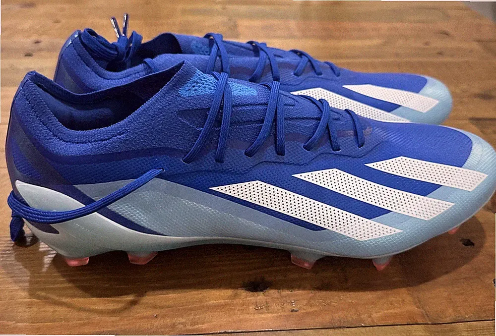 Adidas X Crazyfast.1 FG Blue White Men's Soccer Cleats Sz 11.5 (GY7416)
