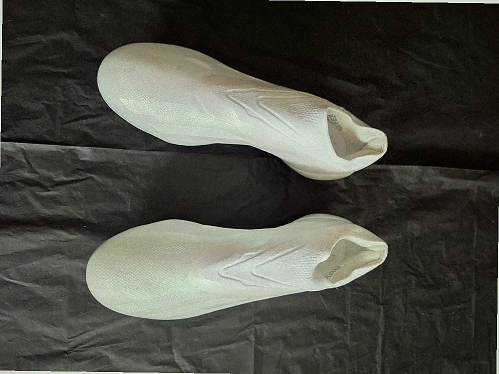 Adidas x CRAZYFAST.1 FG Soccer Cleats Laceless White GY7381 Men's Size 7