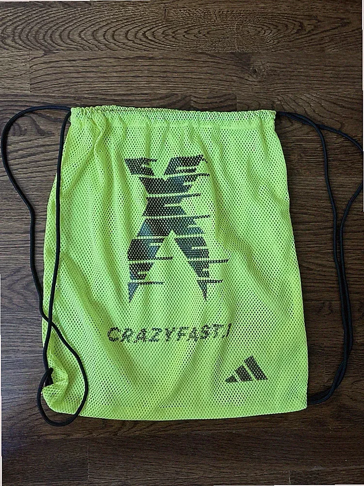 Adidas X CRAZYFAST .1 FG Soccer Speed Drawstring dust Bag for Cleats Shoes New