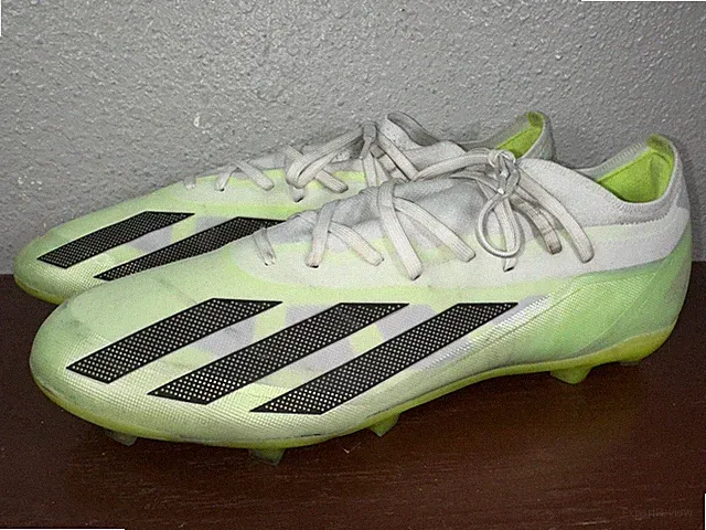 Adidas X Crazyfast.2 FG Soccer Cleats Shoes White Green HQ4533 Men 13
