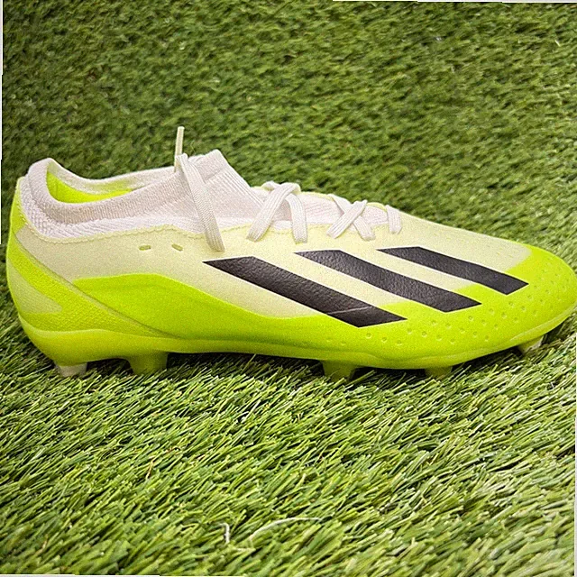 Adidas X Crazyfast.3 FG J Crazyrush Boys Size 5.5Y Green White Soccer Cleats