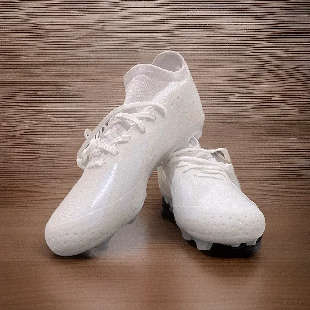 adidas X Crazyfast.3 FG Soccer Cleats Men's Size US 13.5 White/ off white