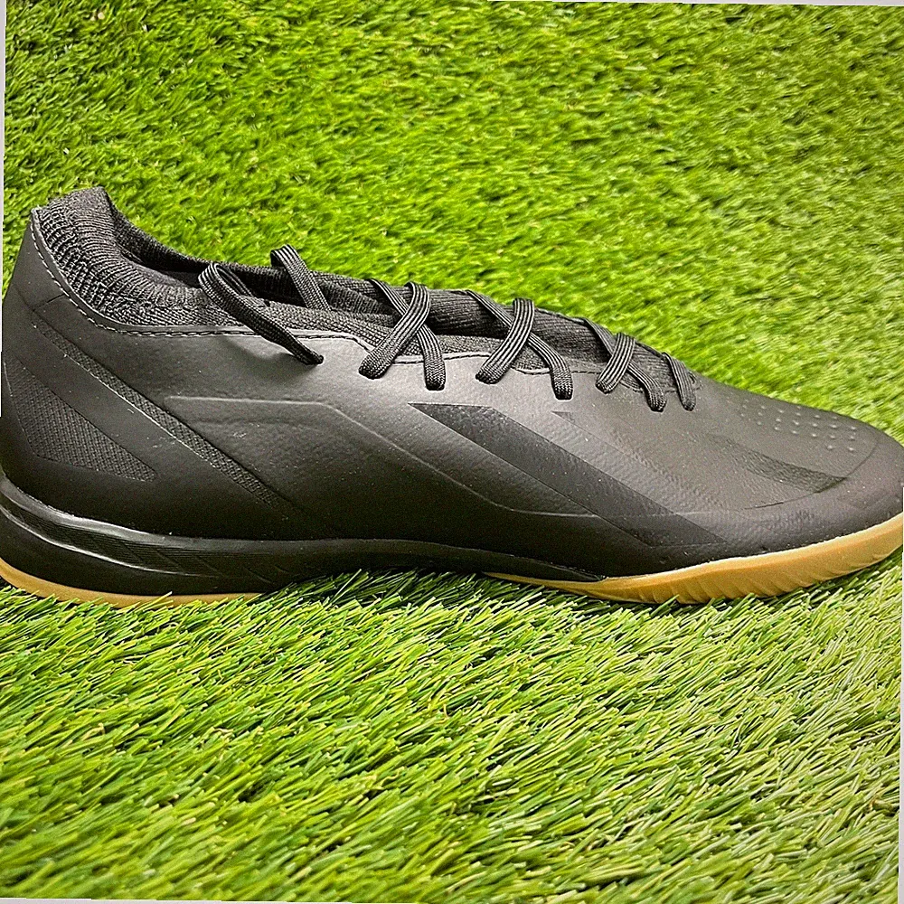 Adidas X Crazyfast.3 IN Mens Size 12 Black Running Lace Up Indoor Soccer Shoes
