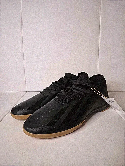 Adidas X Crazyfast .3 Indoor Soccer Shoe Black/Tan Multiple Sizes