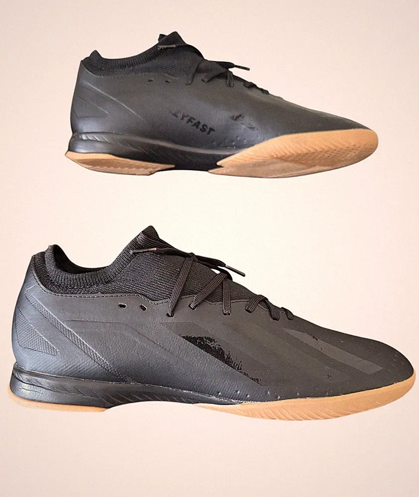 Adidas X Crazyfast.3 Turf Soccer Cleats Men’s Black Lace Up Shoes Size 10.5