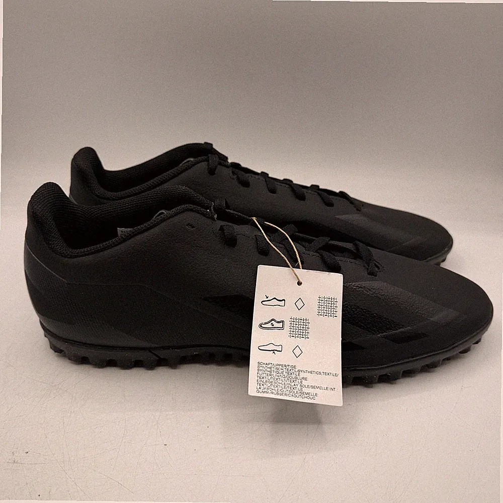 Adidas x Crazyfast.4 TF Turf Soccer Cleats Men Sz 11.5 Triple Black Shoes IE1577