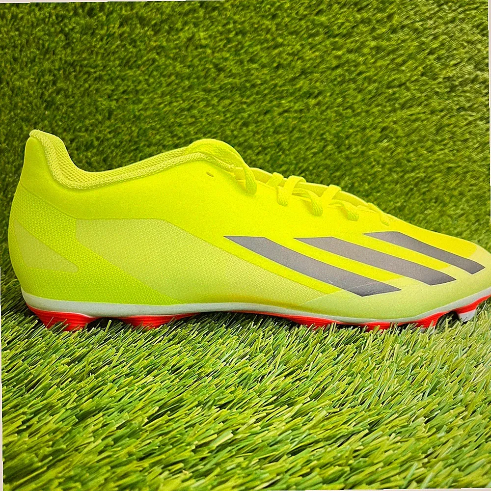 Adidas X Crazyfast Club FX Mens Size 11 Solar Yellow Black Running Soccer Cleats