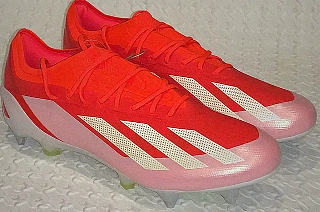 ADIDAS X Crazyfast Elite Solar Red White SG Soft Ground Soccer Cleats Mens Sz 11