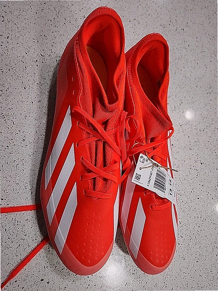 Adidas X Crazyfast League FG Soccer Cleats Citrus Orange IG9117 Mens 13/wmns 14