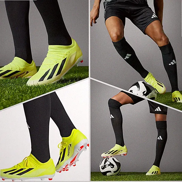 Adidas X Crazyfast League FG “Solar Yellow” Mens Soccer Cleats Sz 12 Read Sizing
