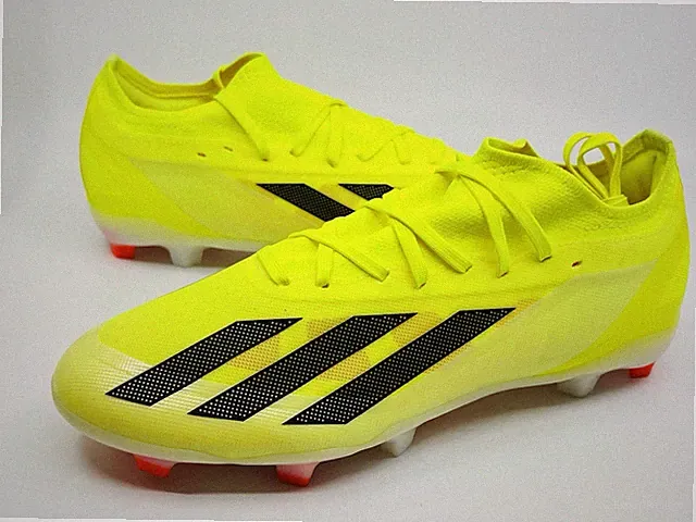 Adidas X Crazyfast Pro FG Soccer Cleats Yellow Black Men's Size 7 IG0601