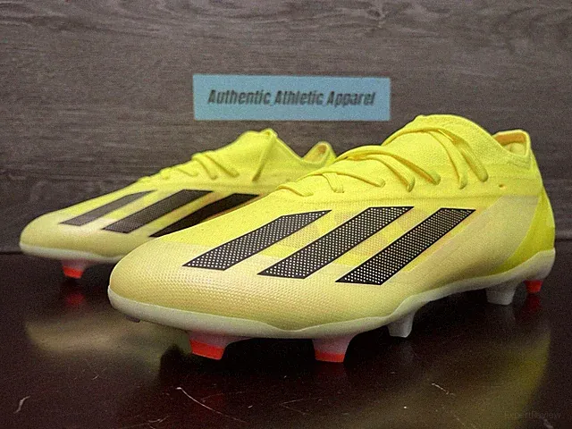Adidas X Crazyfast Pro FG Soccer Cleats Yellow Black Men's Size 8 IG0601