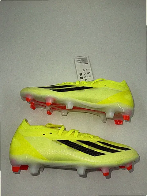 Adidas X Crazyfast Pro FG Yellow Black Men's Soccer Cleats IG0601 Pick Size