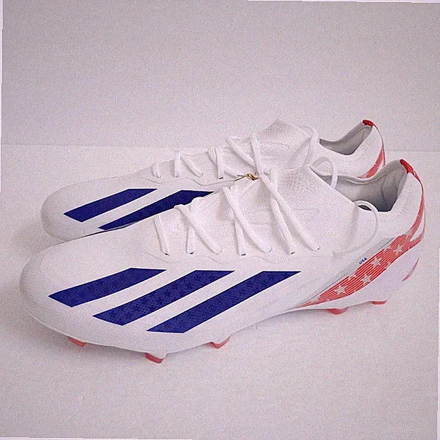 Adidas x Crazyfast USA.1 FG Soccer Cleats IG0664 Size 10 White Blue Red