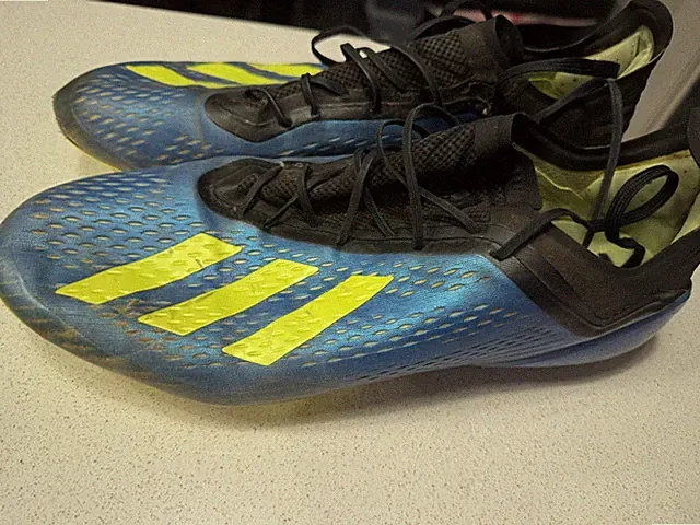 adidas X Football Cleats Blue Black Yellow Soccer Shoes