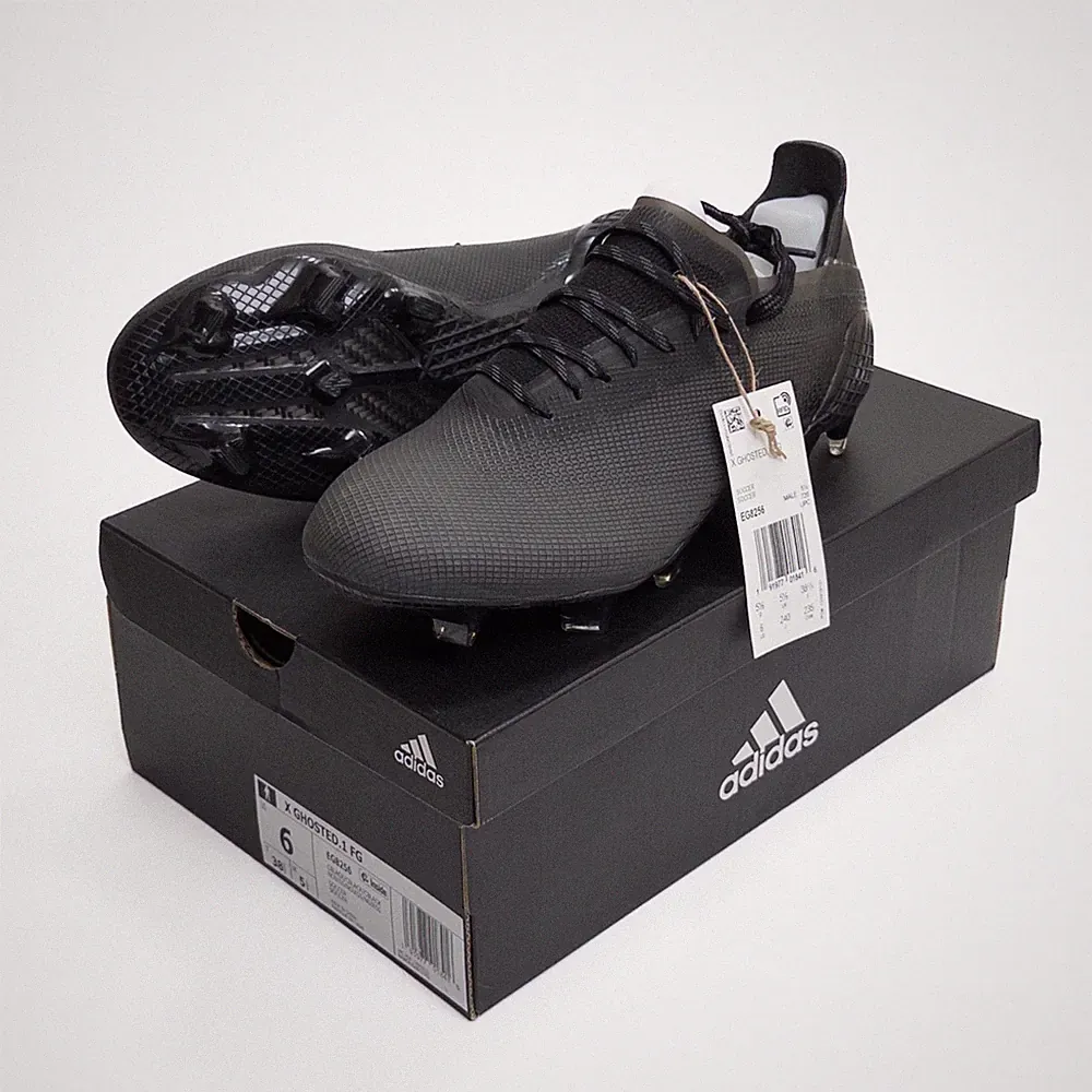 Adidas X Ghosted.1 FG Firm Ground Soccer Cleats Black US 6 UK 5.5