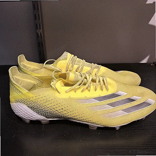 adidas X GHOSTED.1 FG Men's 11 Firm Ground Soccer Yellow/Black Cleats FW6898